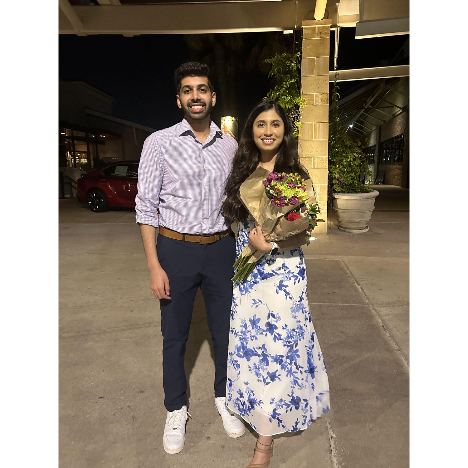 Megana's medical school graduation dinner
