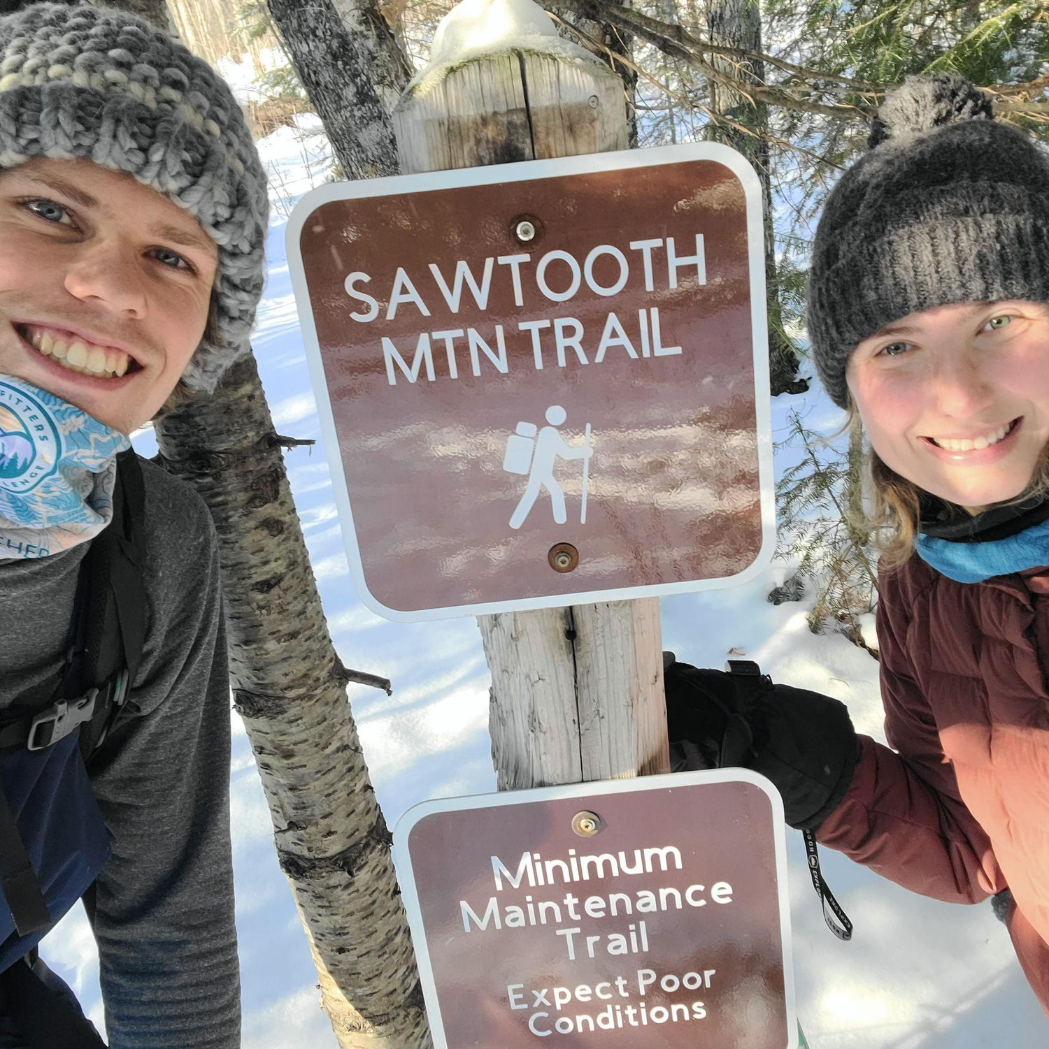 Cody finally convinced me to go winter camping (because I finally got a reservation at the Tettegouche cabins).