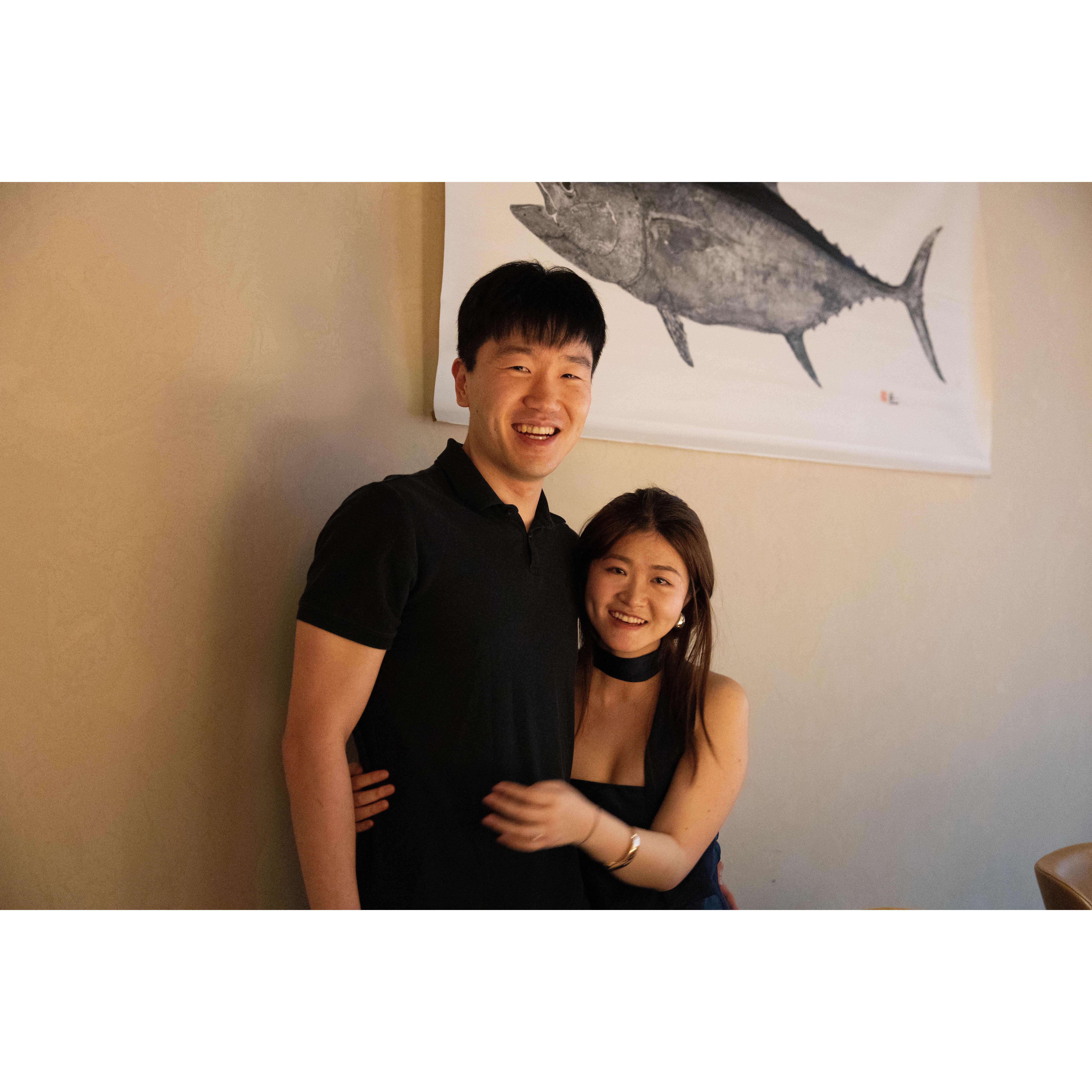 We got engaged!