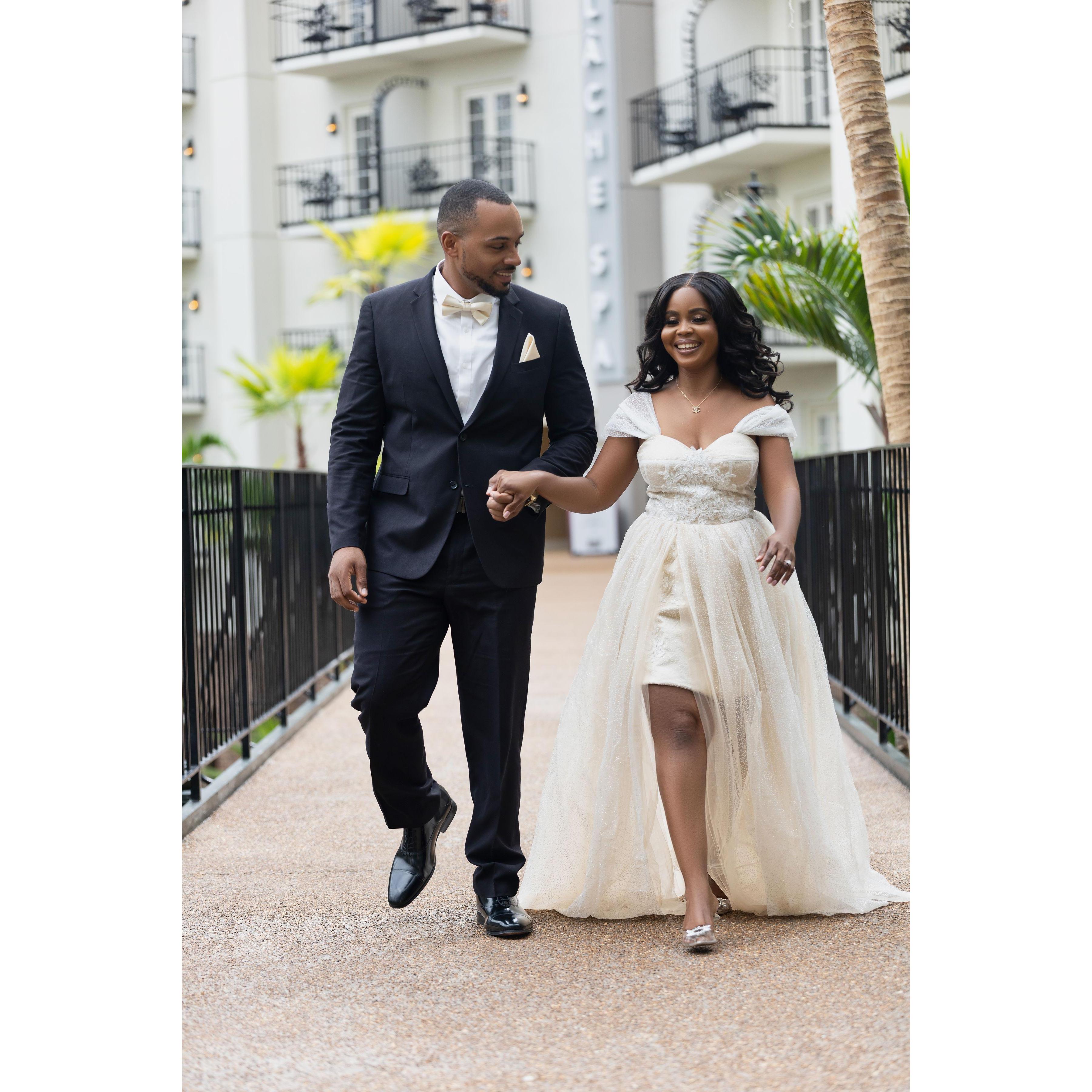 I've only been waiting to walk with you and love like this since the day we met...