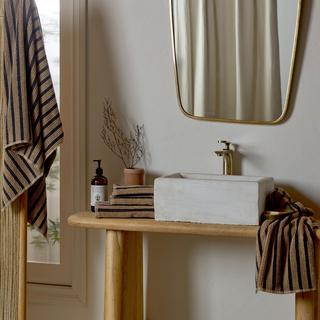 Organic Resort Stripe Bath Towel