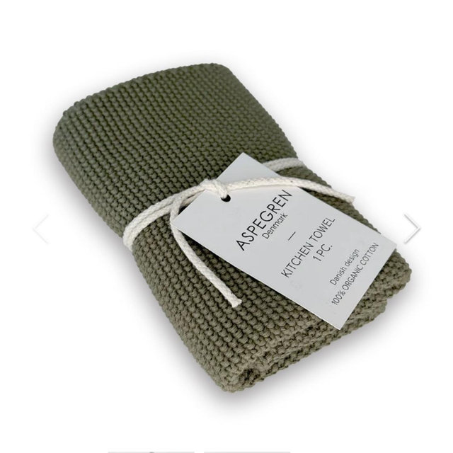 Kitchen Towel - Solid - Olive