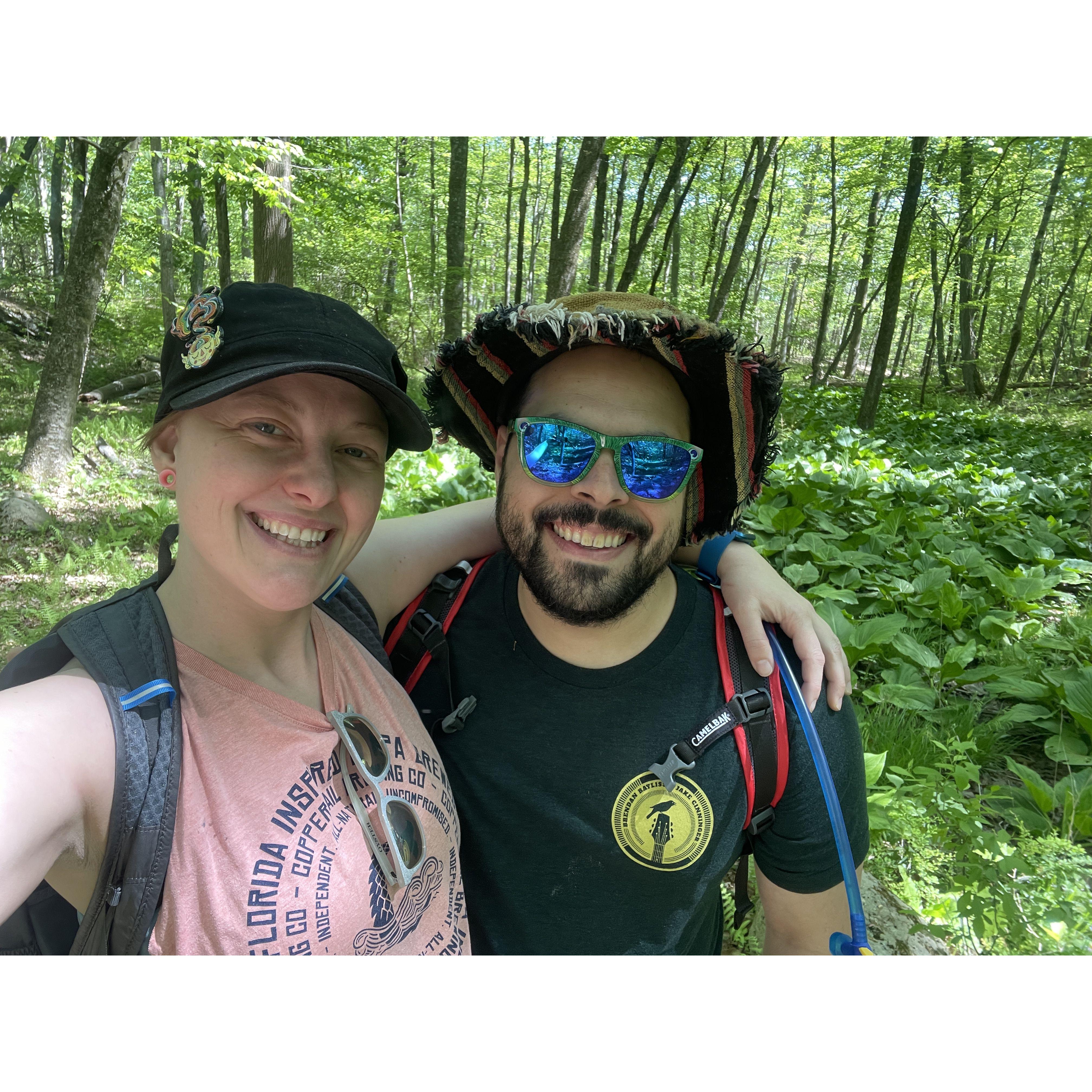 Hiking in Mianus