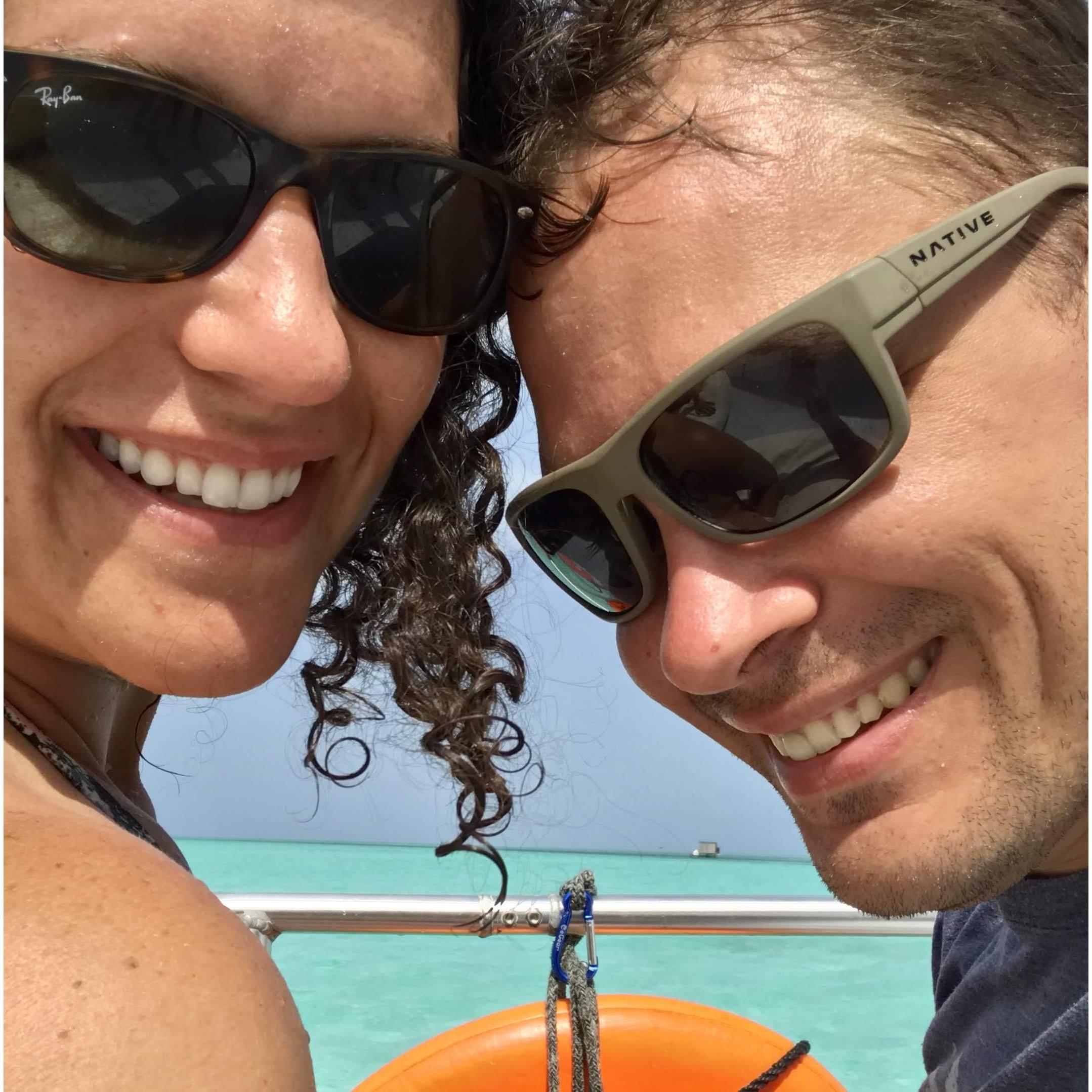 Key Caulker, Belize. Snorkeling, shark swimming, and daiquiris.