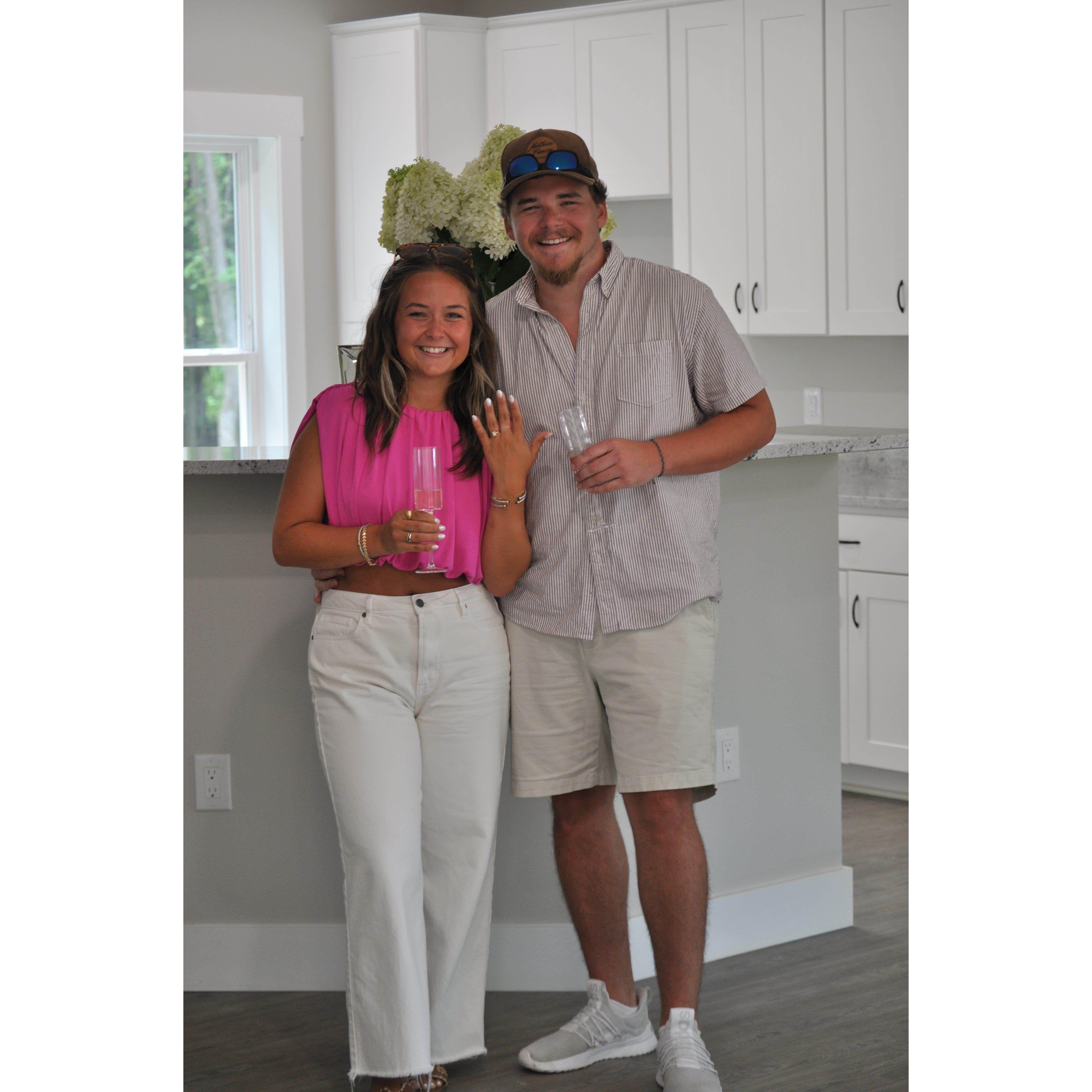 7/16/24- Engaged and officially closed on our first home!