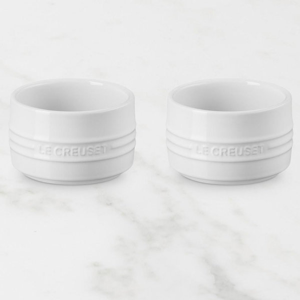 White Straight Wall Ramekin