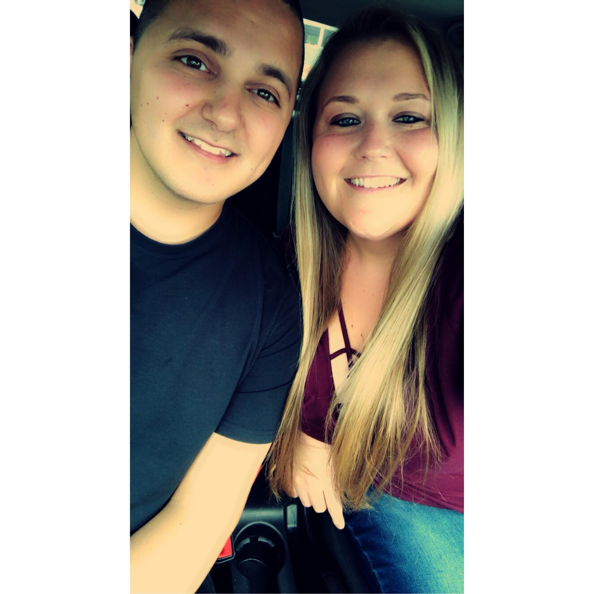 Our first picture together 😍