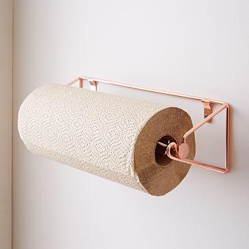 Copper Wire Kitchen Paper Towel Rack