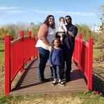 Red Arched Bridge