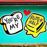 You're My Butter Half Mural