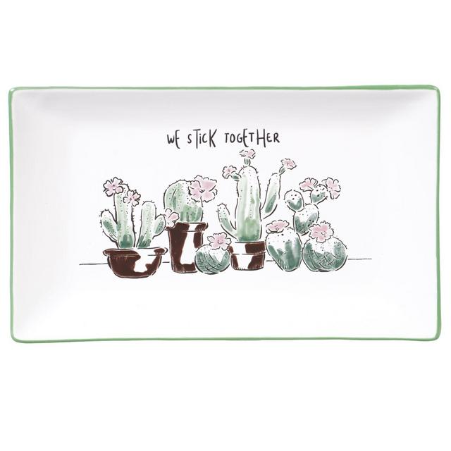 Certified International Desert Bloom 14-Inch Rectangular Platter