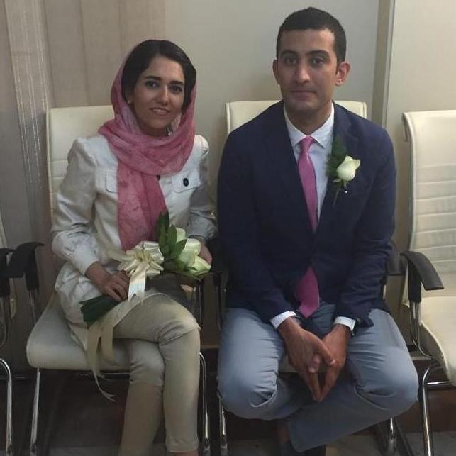 We are really really officially getting it done.  (at MAHZAR)  OFFICIALLY MR + MRS