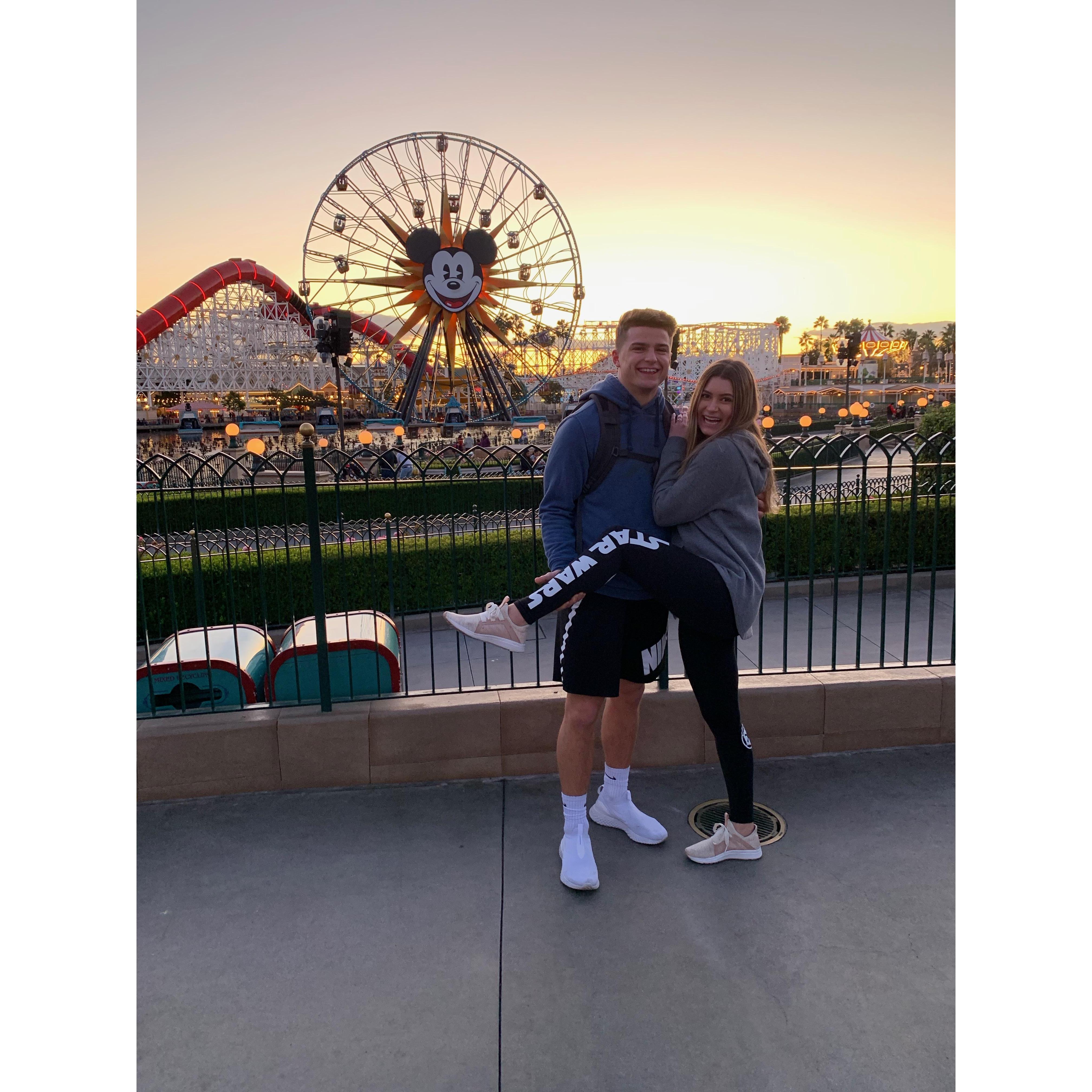 Our first trip to Disneyland (as an official couple)!