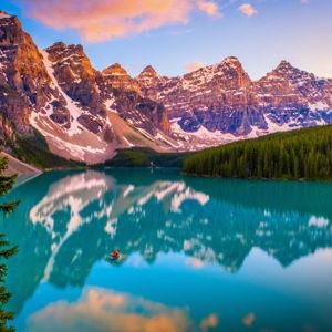 Honeymoon at Lake Moraine