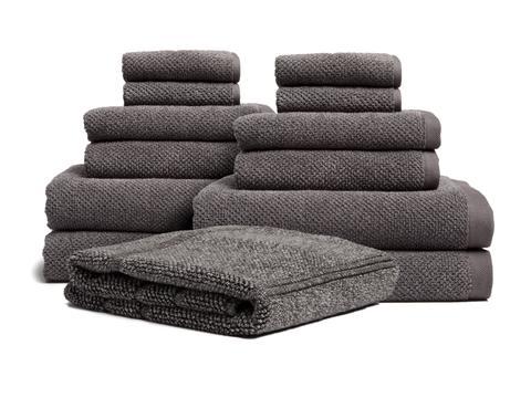 Parachute | Heathered Bath Sheet | Gravel