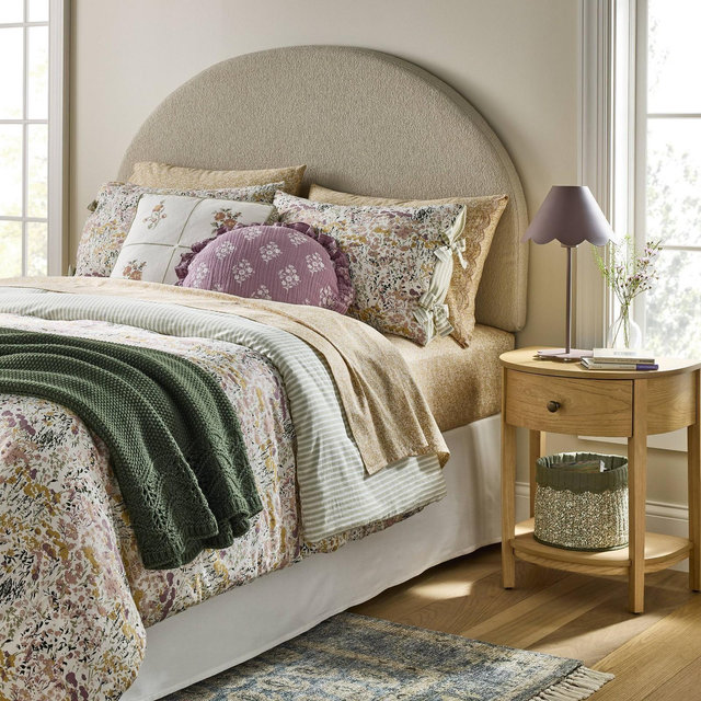 Reversible Floral and Stripe Comforter Twin/Twin Extra Long Set - Threshold™ designed with Studio McGee