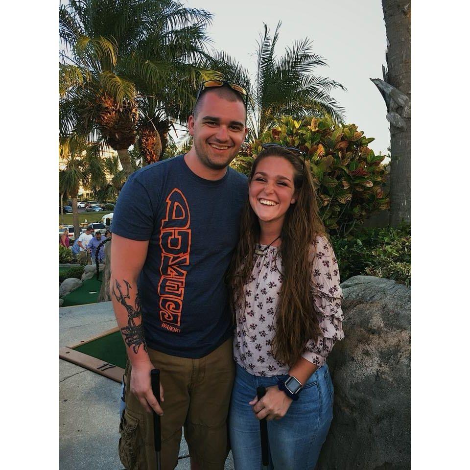 out favorite date night activity- minigolf!