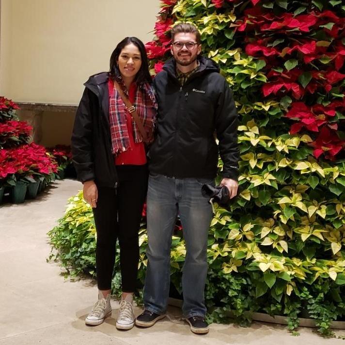 At Cheekwood holiday lights