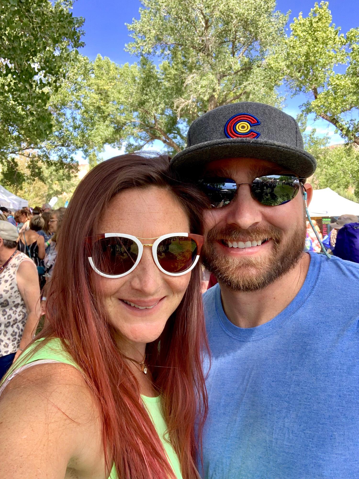 At the Colorado Wine Fest in the Palisades- with Aaron, Alisha, and their parents.