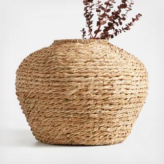 Handwoven Seagrass Vase