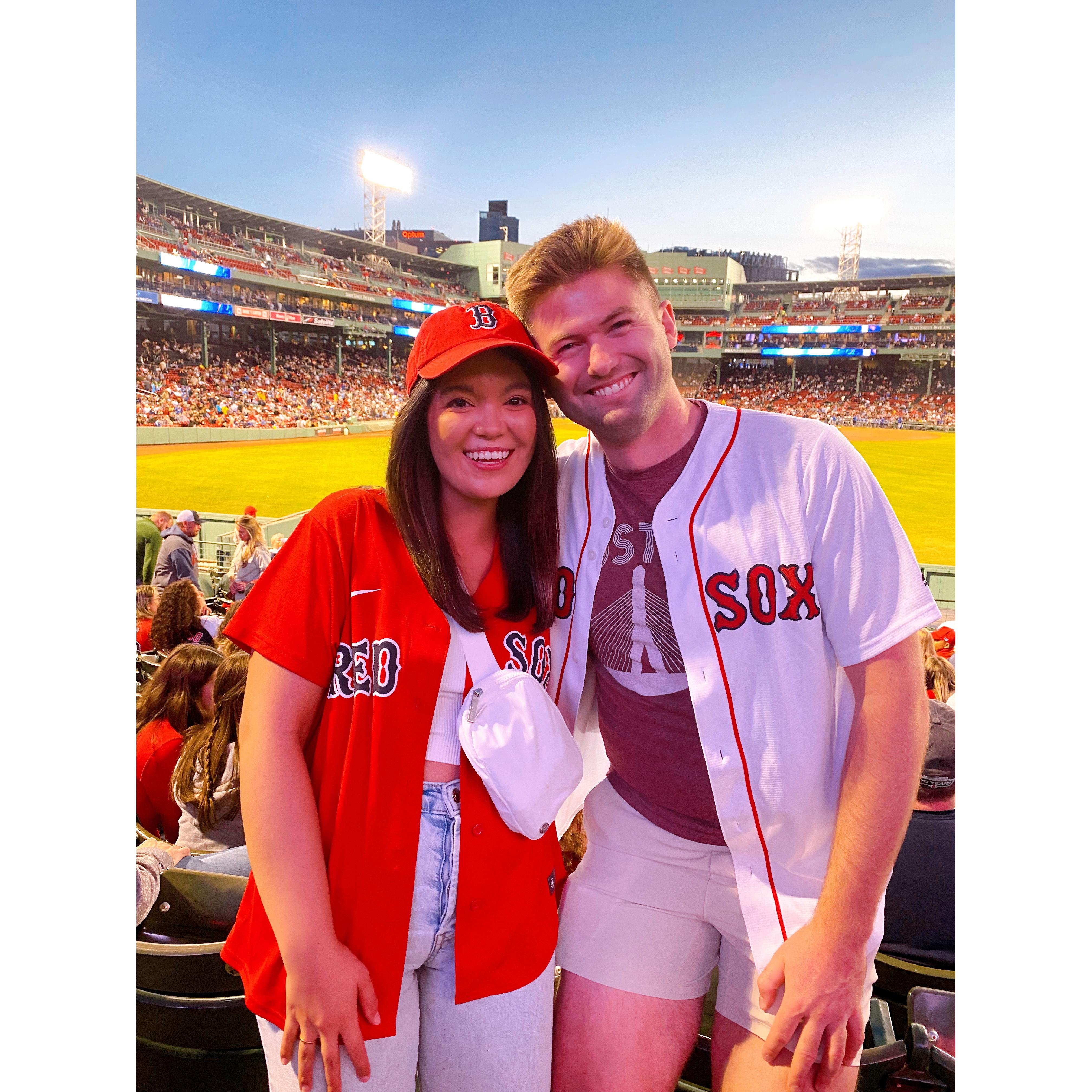 We absolutely love going to Red Sox games :)