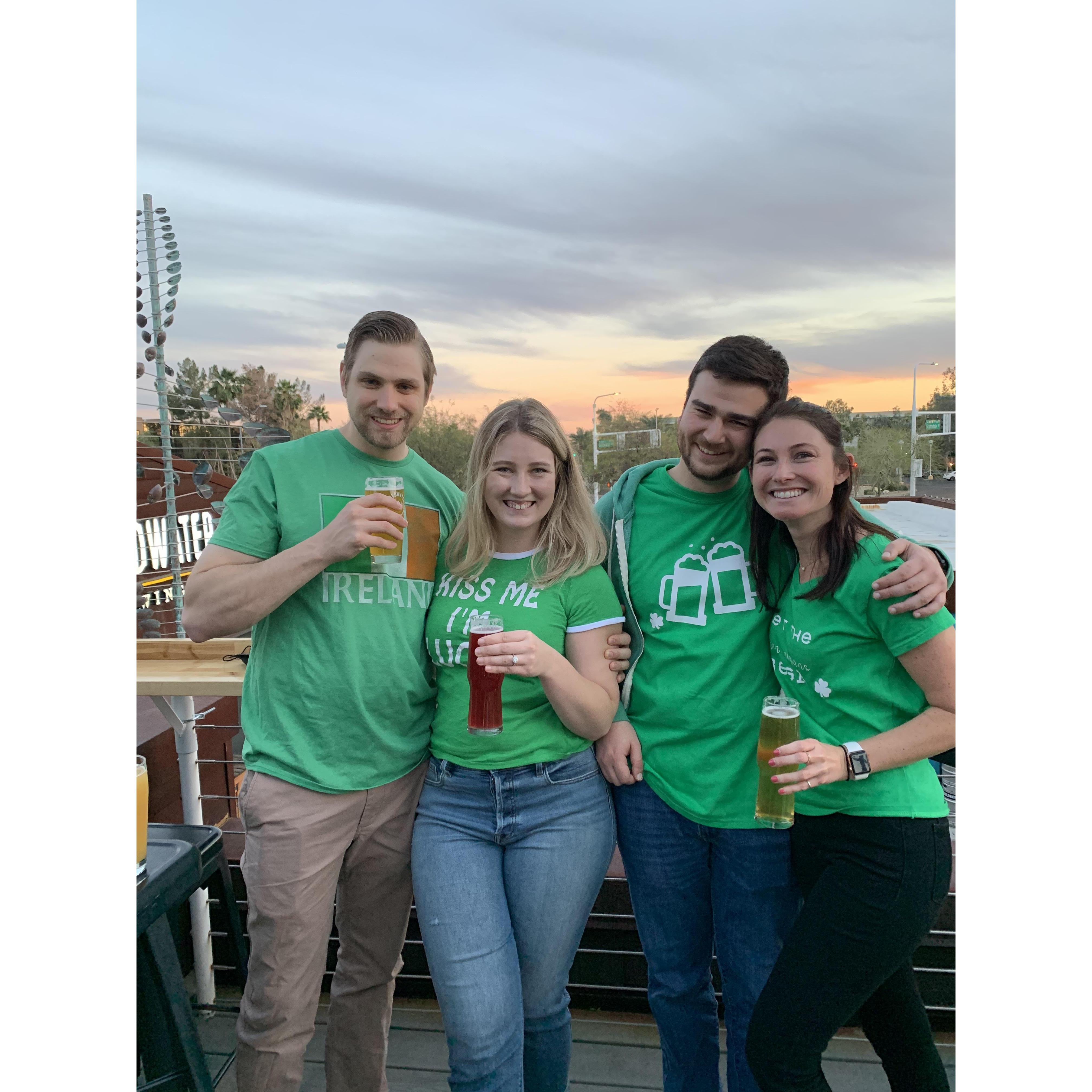 Rooftop Brewery for St. Patty’s Day ☘️