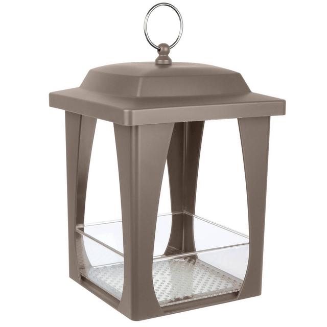 Nature's Way Bird Products 4 Cup Fly Thru Tray Bird Feeder 10" Taupe