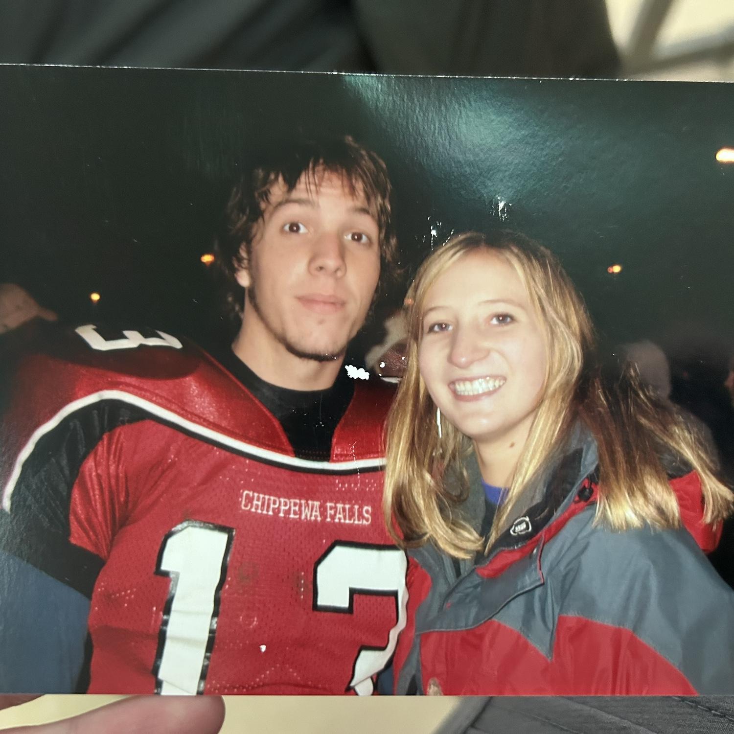 Ashley and Emery in high school.