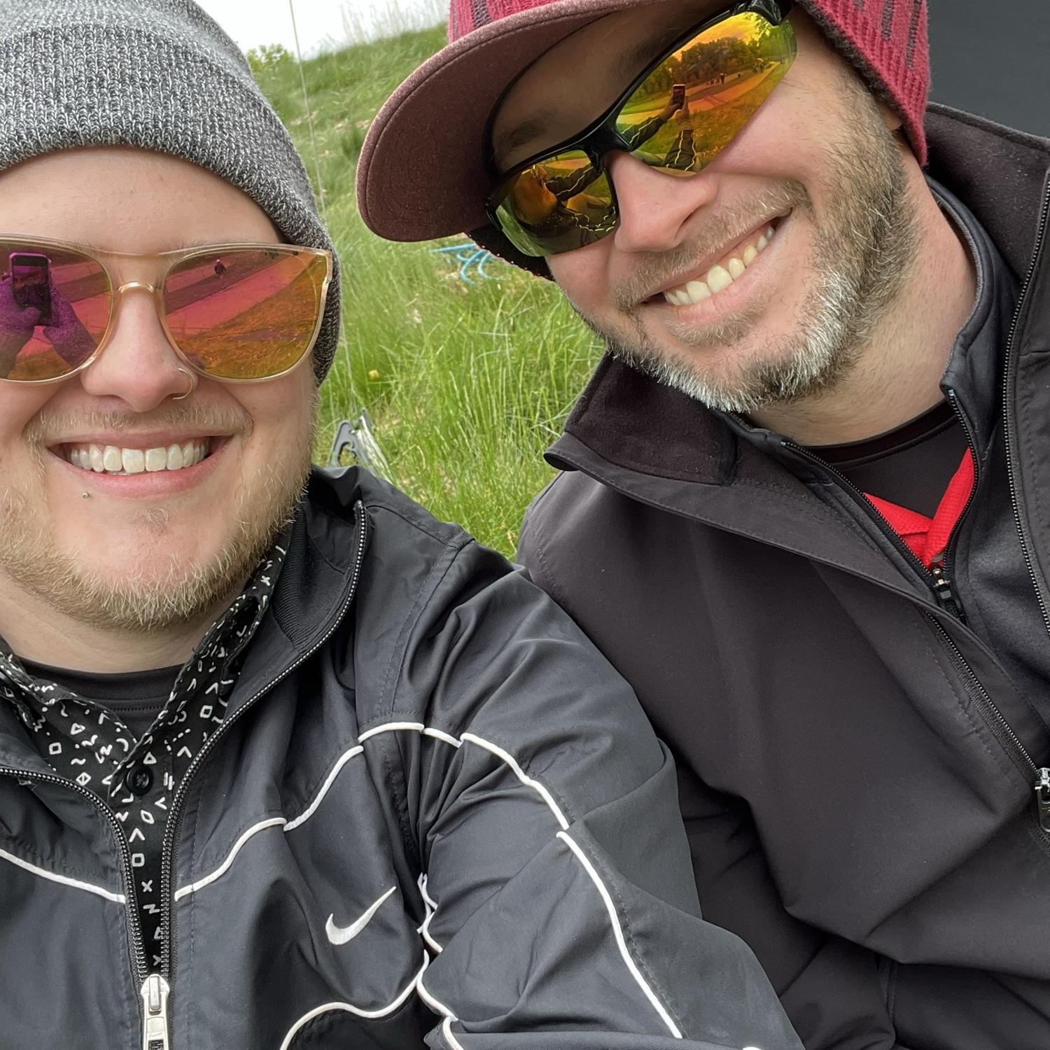 Before moving back home to PA, Drew took Cam to the Wells Fargo Championship in Potomac, MD. It was a sloppy, rainy day, but they made the best of it and had a great time together! - May 2022