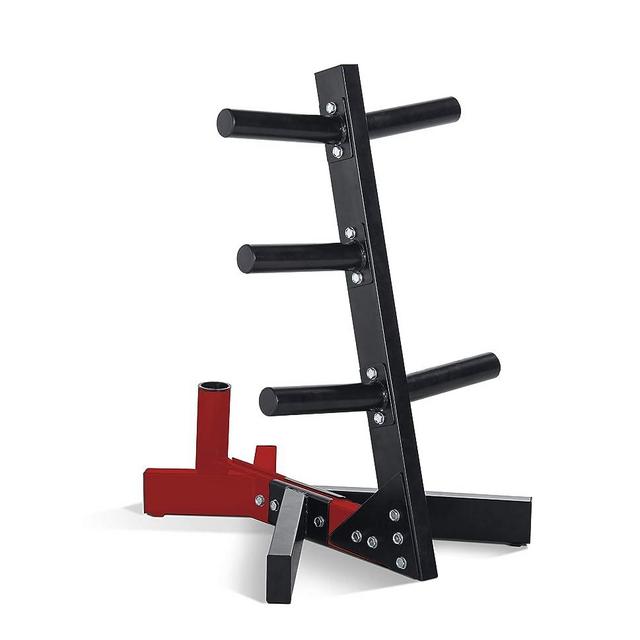CAP Barbell Olympic Plate Tree Storage Rack, Multiple Colors