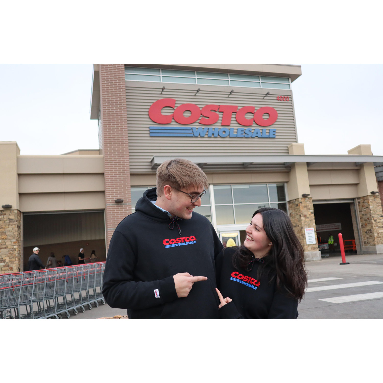 We survived Costco on a Sunday to take this picture.