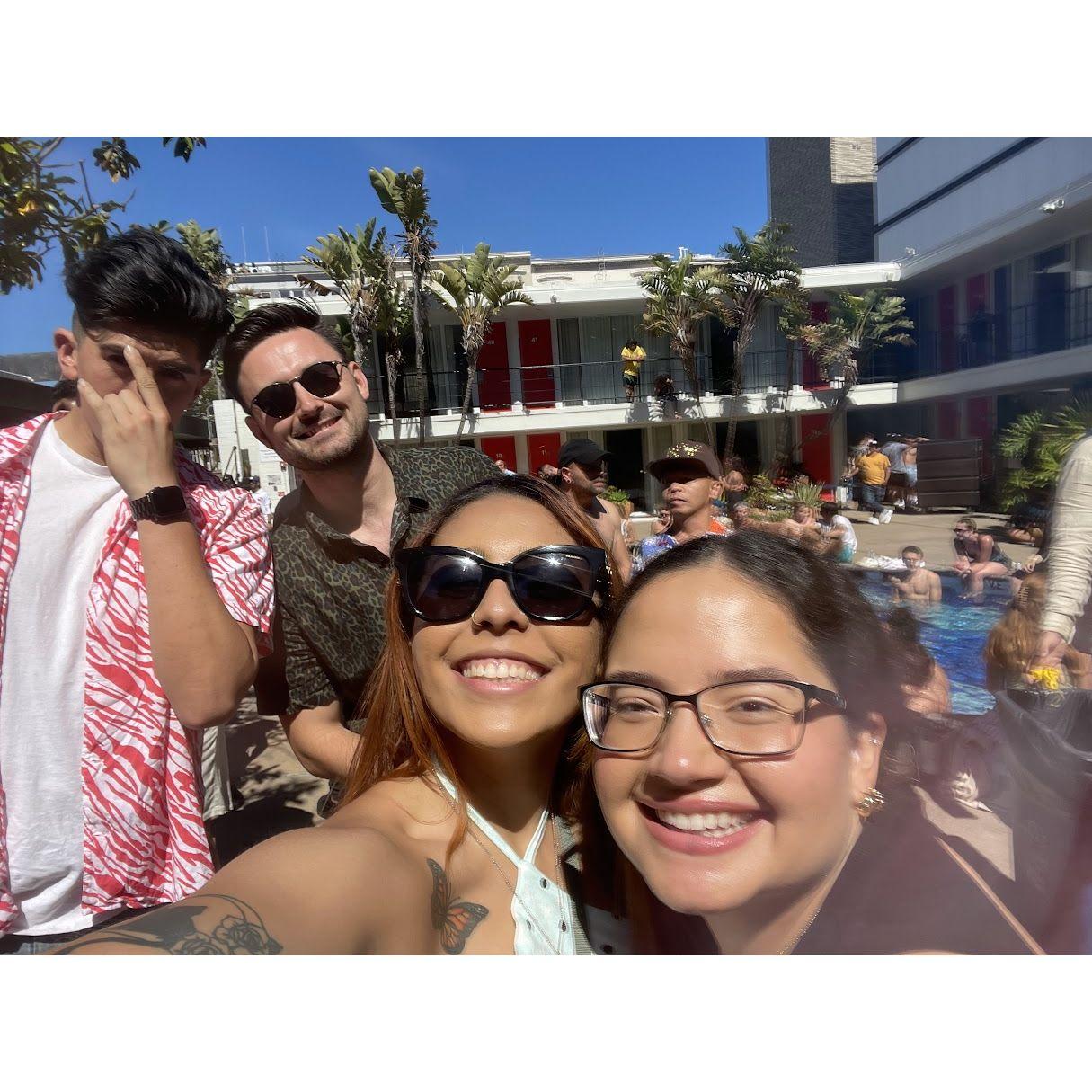 July 10, 2022! The first day we met and the first picture we ever took together. Shout out Joel and Karina for making this such a memorable day!