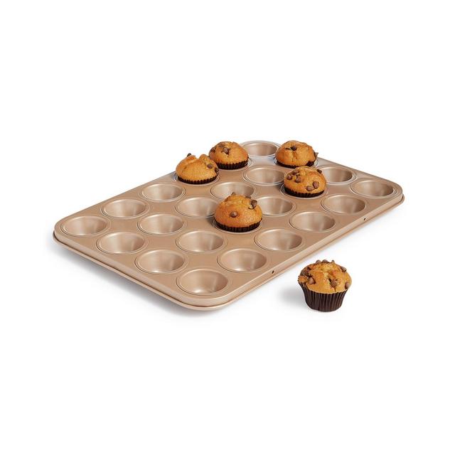 Martha Stewart Collection 24-Cup Nonstick Champagne Mini Muffin Pan, Created For Macy's