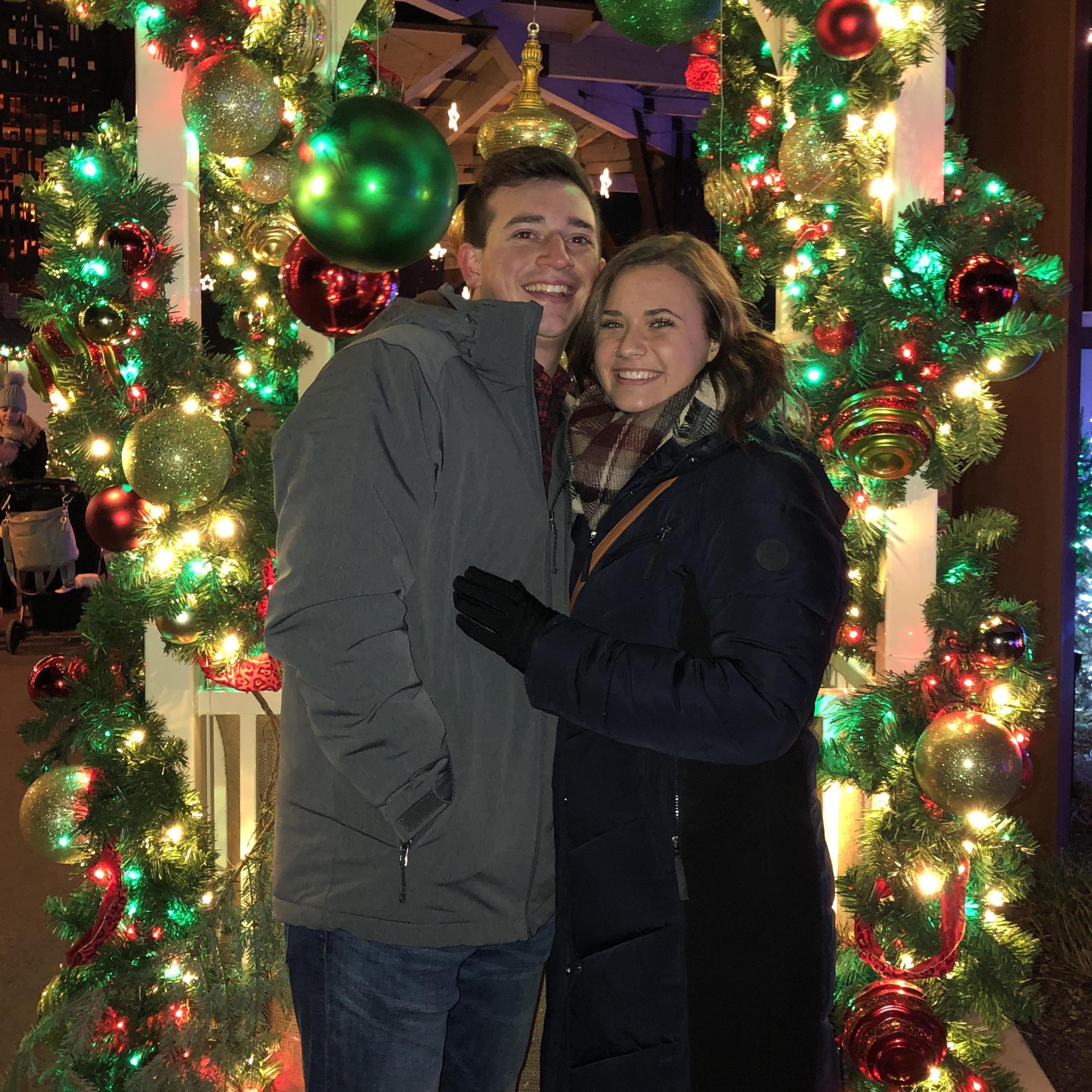 Our first *official* Christmas together! December, 2018