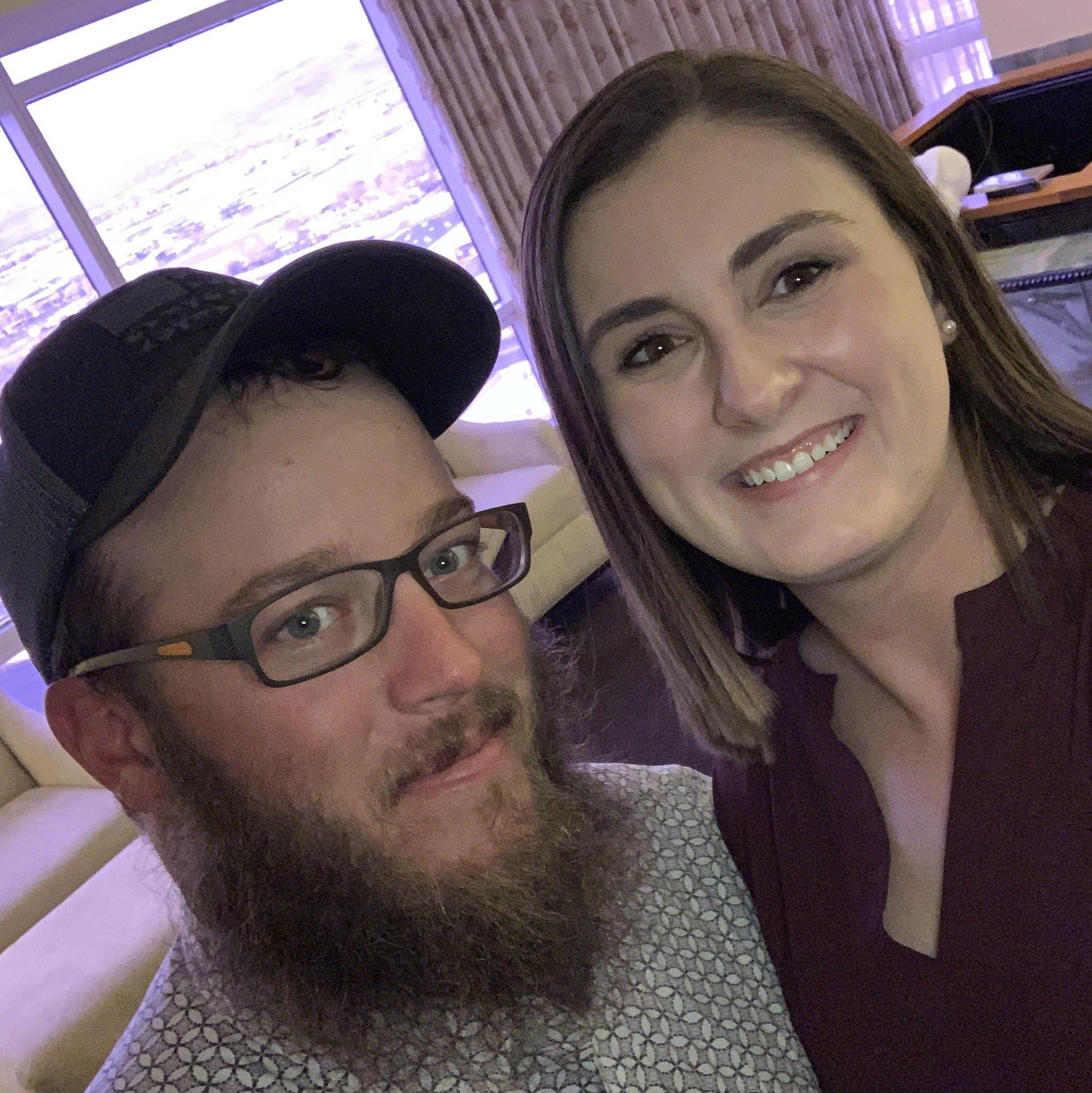 The first time we treated ourselves to a fancy hotel room and dinner, just because.