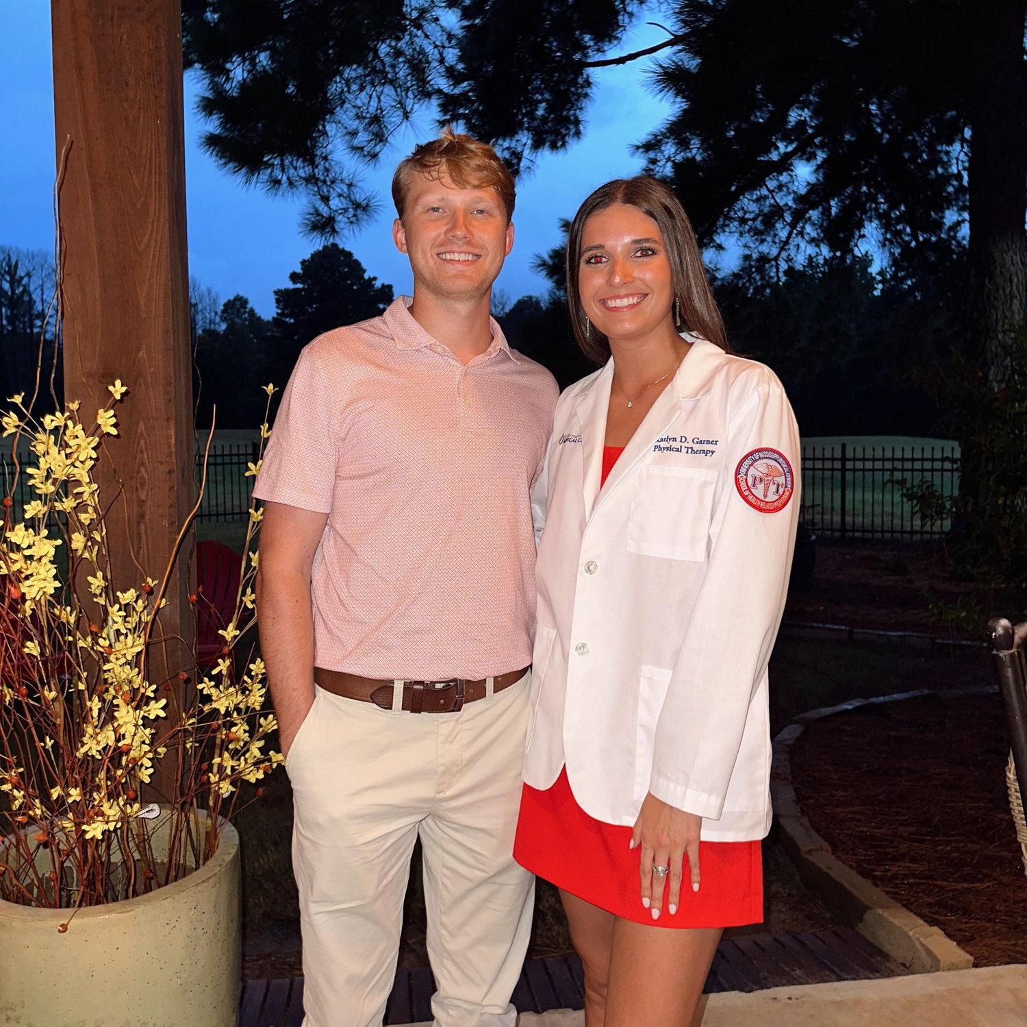 Katlyn's White Coat Ceremony for physical therapy school!