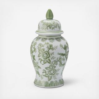 Modern Contemporary Chinoiserie Temple Jar