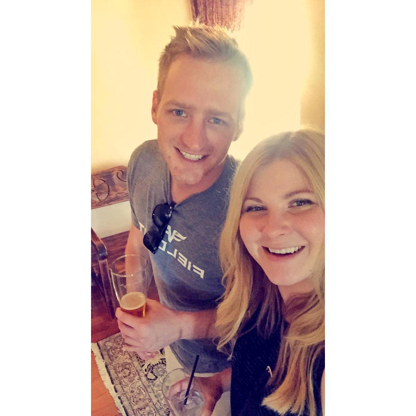 One of our first dates!
