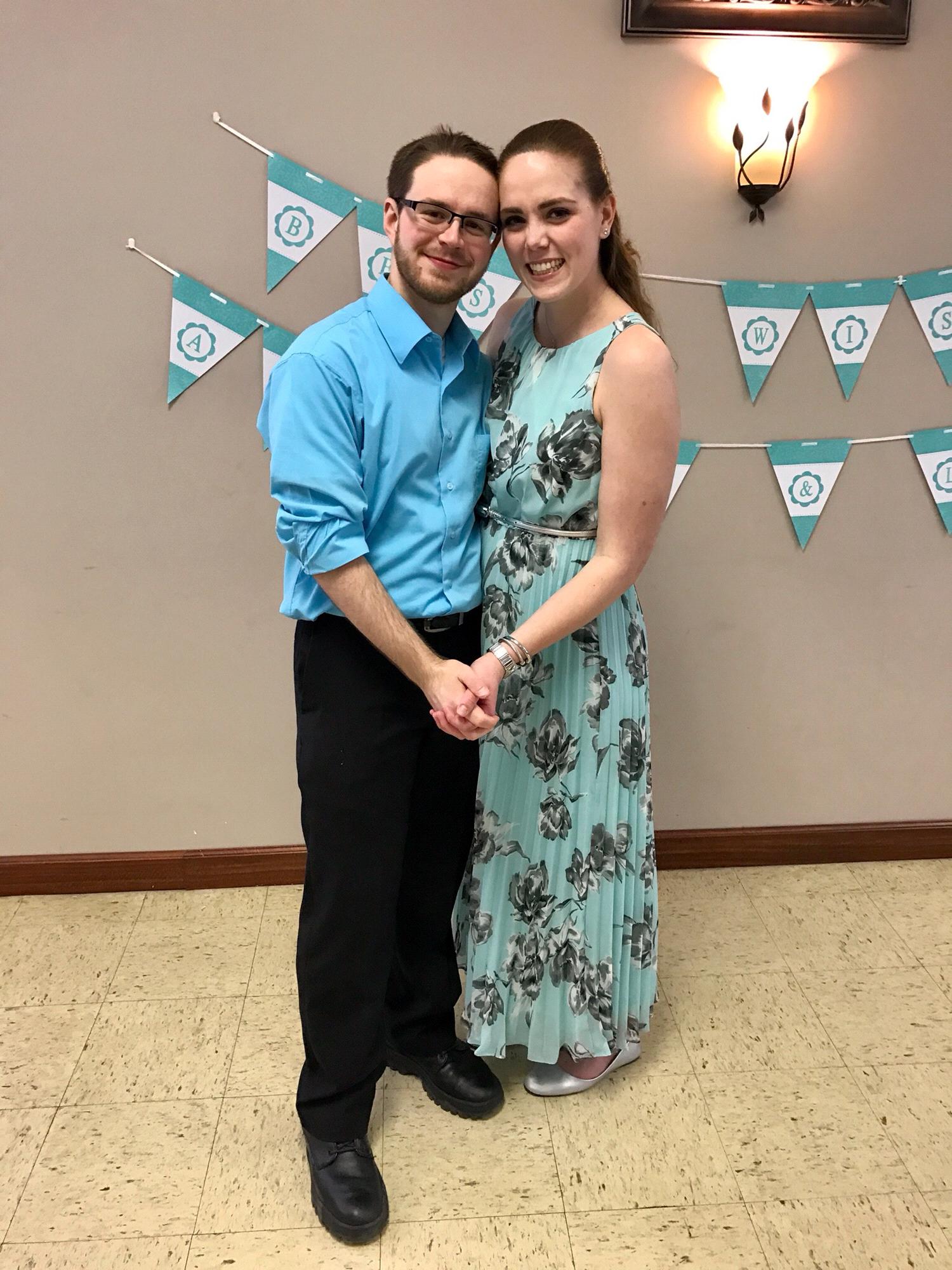 This photo captures the special day that was our engagement party in March 2017.