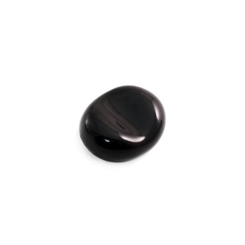 Tenmoku Glazed Pebble Chopstick Rest