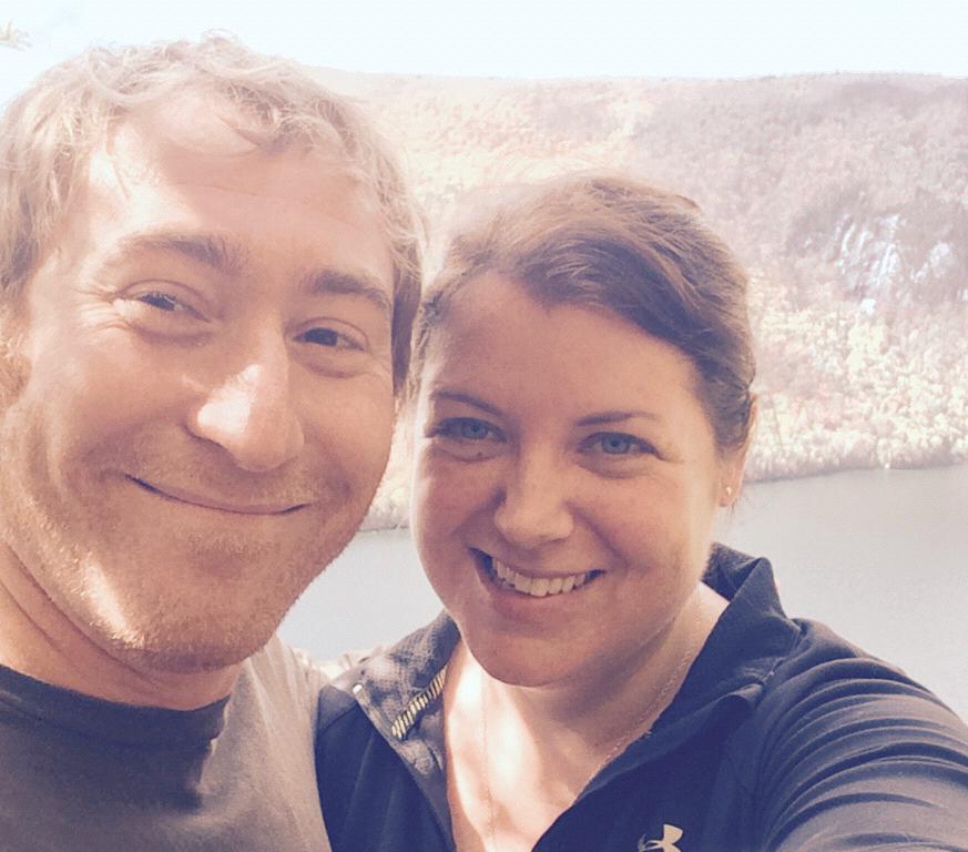 Our first hike together at the beginning of our relationship in the Northeast Kingdom