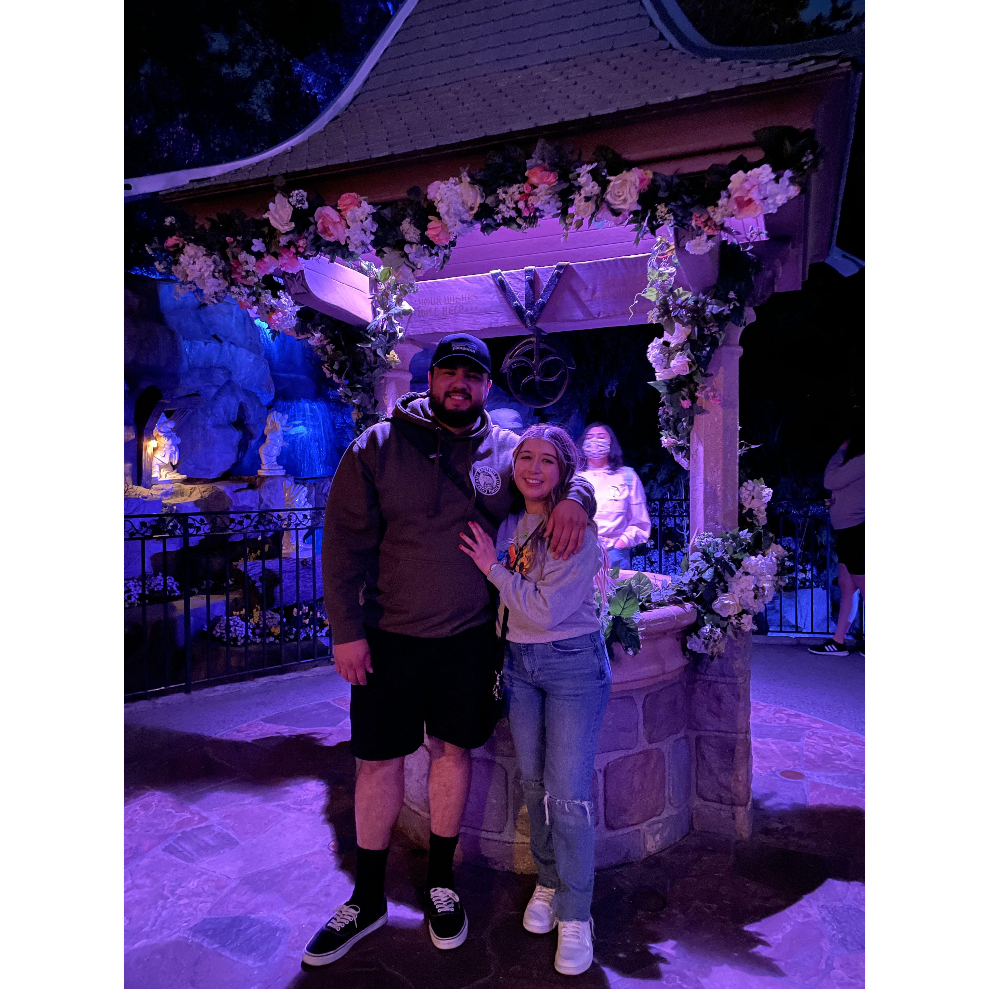 A night at Disneyland together 💕
