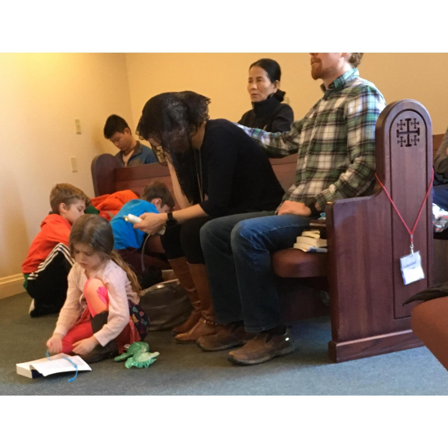 Weekly adoration at Christ the King Chapel