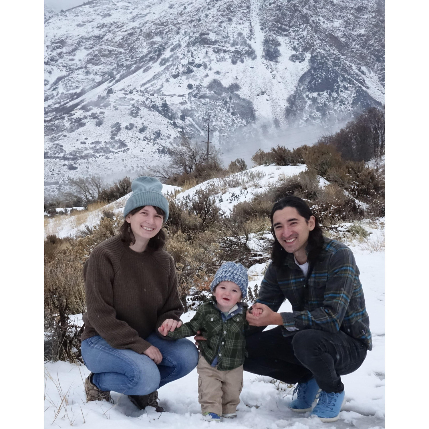 Enjoying Heath's first winter, Dec 2023