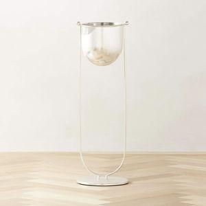 CB2 Pierce Champagne Bucket Stand