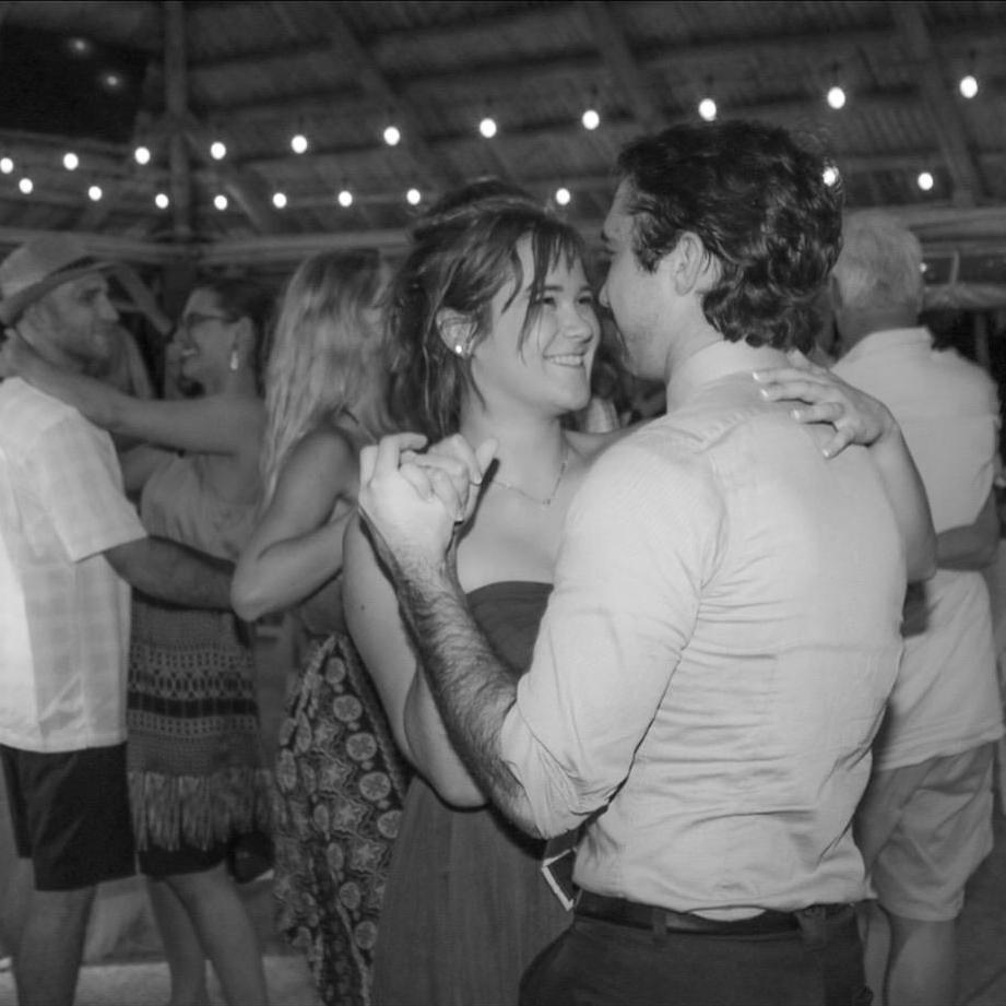 Our first dance.
