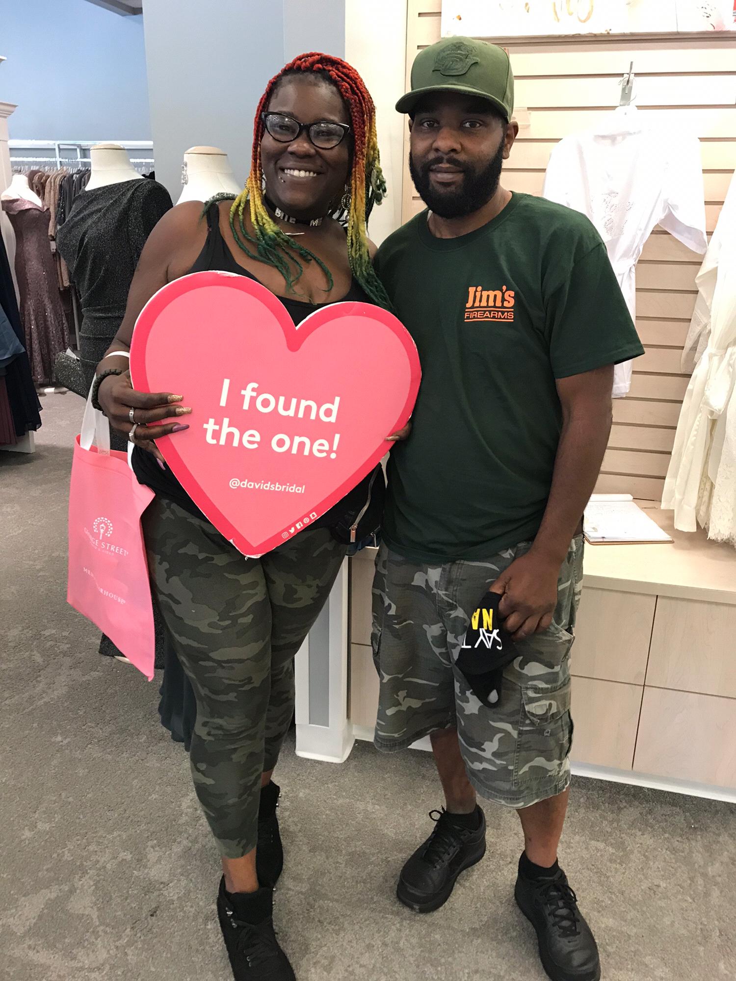 I said yes to the dress today