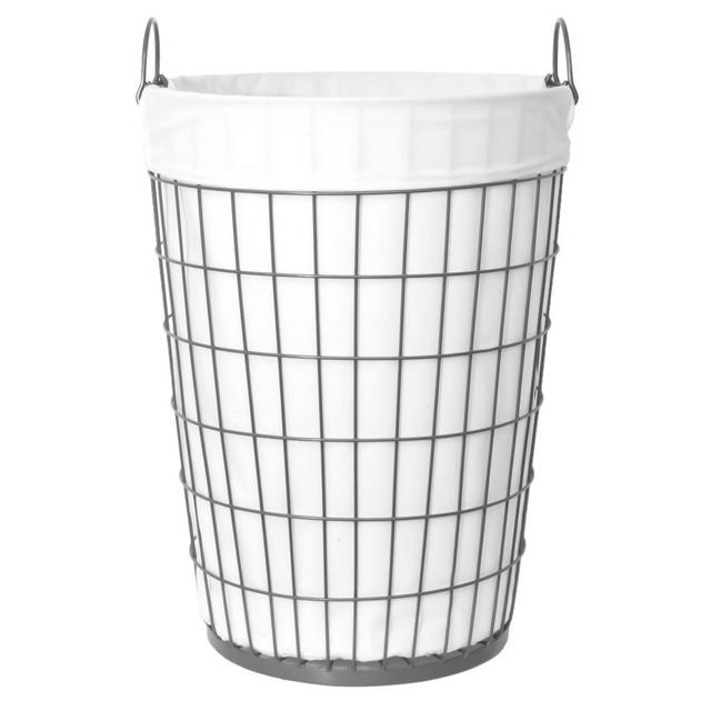 Taylor Madison Designs® Open End Fashion Theme Laundry Hamper in Gunmetal