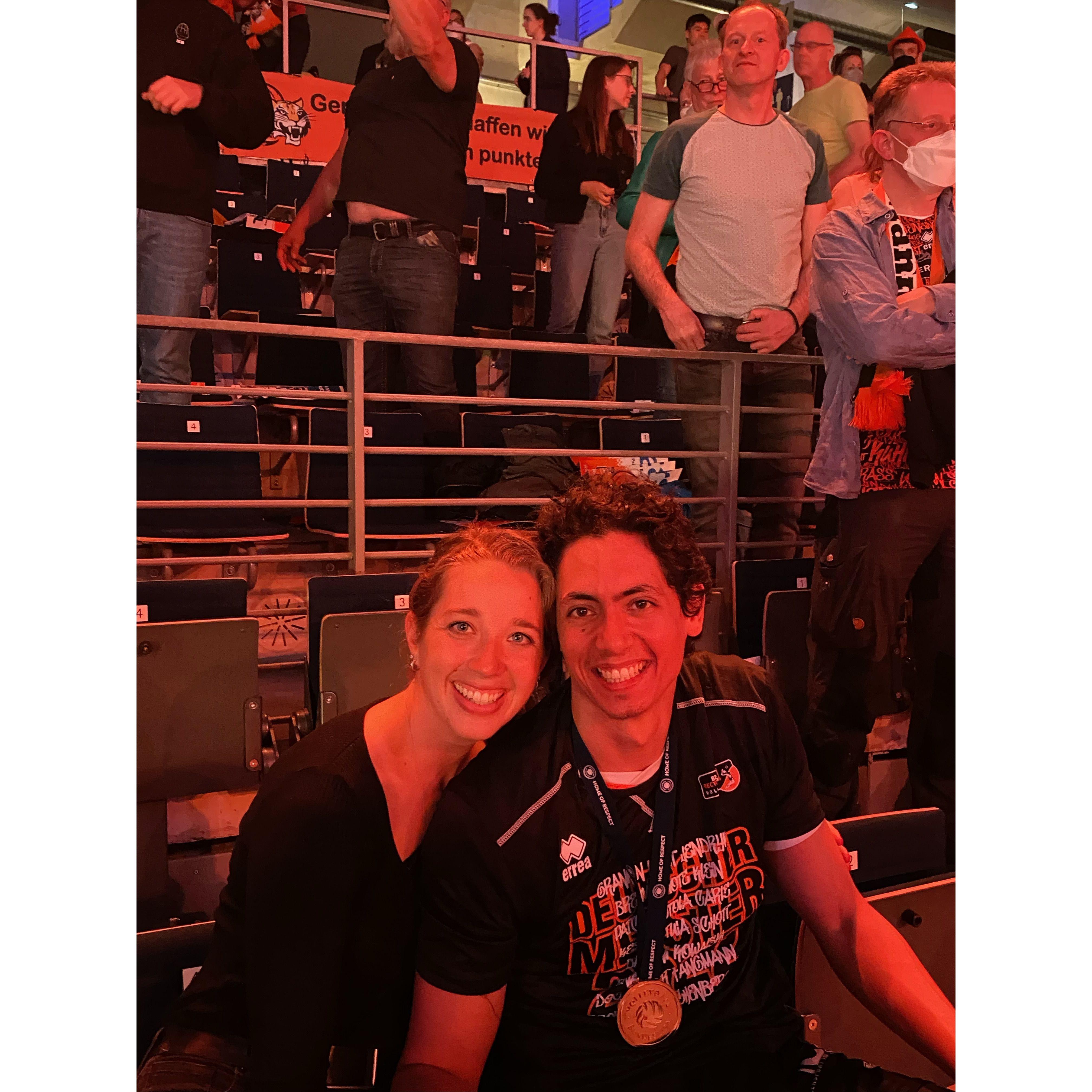 After Matt's Berlin team won the German Championship 2022