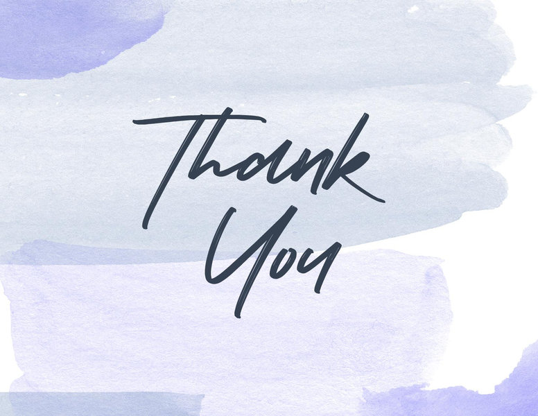 Bailey Classic | Soft Rose | Zola Thank You Cards